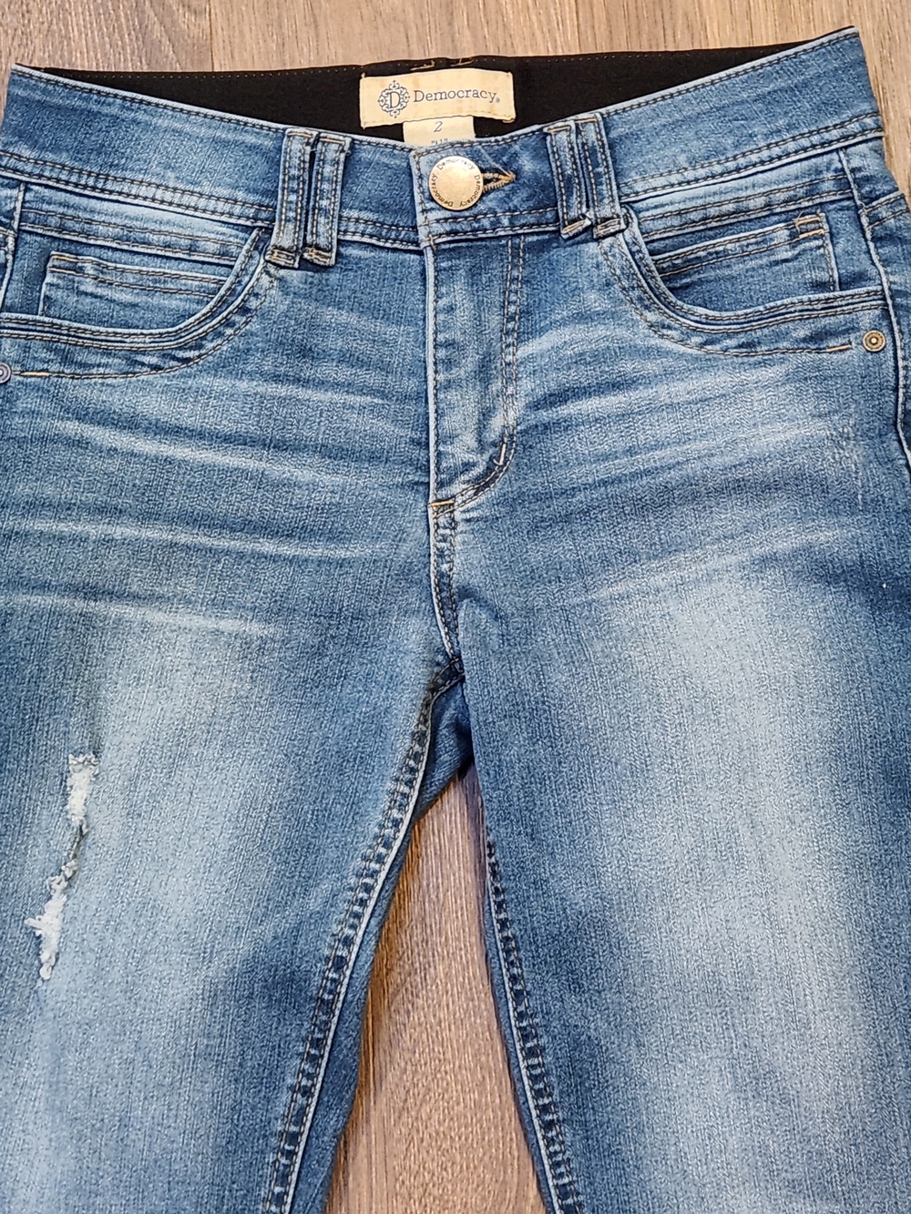 Democracy "Ab"solution Skinny Jeans – Medium Wash – Size 2 - Picture 2 of 10